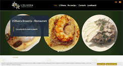 Desktop Screenshot of braseriarestaurantolivera.com